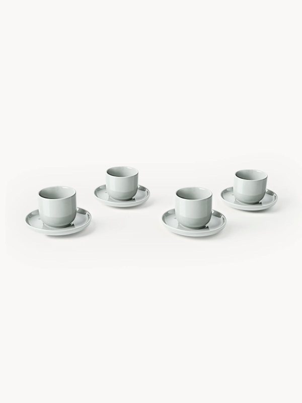 Espresso puodelių rinkinys Nessa (4 vnt.)